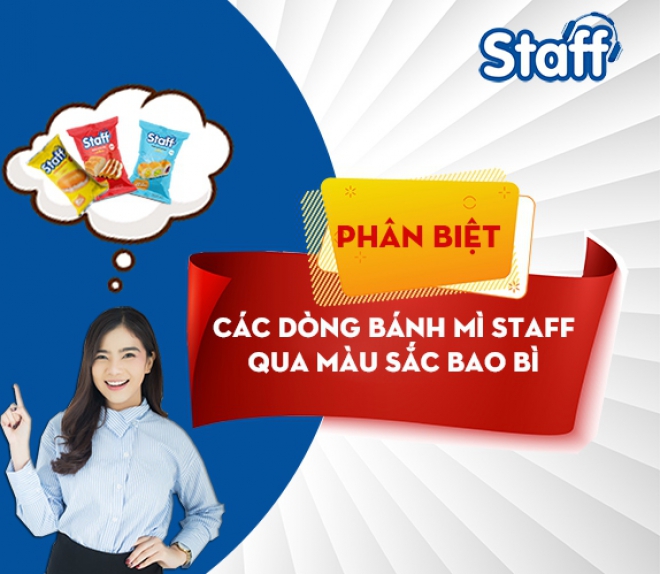 Khám phá các dòng bánh mì Staff qua màu sắc bao bì - Bánh Mì Staff