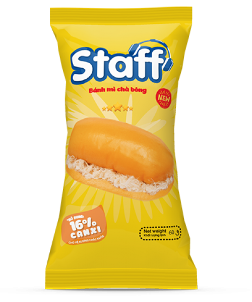 Staff bánh mì chà bông 60g - Bánh Mì Staff